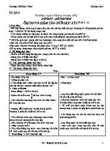 Giáo án Lớp 3 - Tuần 9 - Năm học 2012-2013